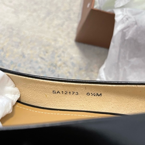 NIB Women's Size 6.5 Coach SA12173 Unipump Jet Mirror Leather 1.5" Heels Black - Picture 10 of 12